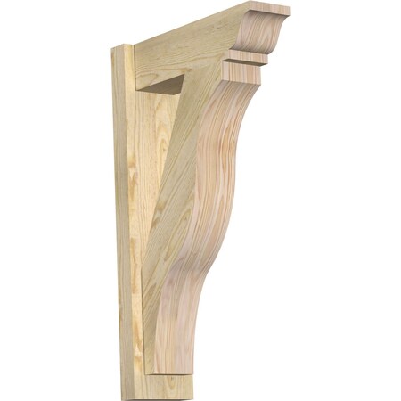 Ekena Millwork Funston Rough Sawn Traditional Outlooker, Douglas Fir, 6"W x 18"D x 30"H OUT06X18X30FST01RDF